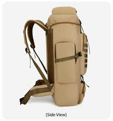 Canvas Large Capacity Backpack Travel Bag Men's Backpack Outdoor Sports Mountaineering Bag Hiking Retro Military Bag