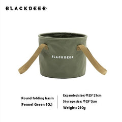 Bucket Outdoor Travel Camping Portable Water Basin Water Storage Bucket
