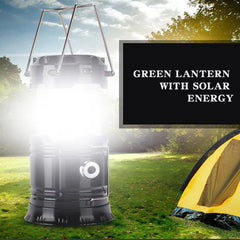 New solar charging type multifunctional telescopic camping lantern lantern outdoor camping tent lamp