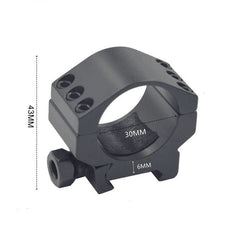 Split Three Nail Bracket Scope Infrared Flashlight Track Clip