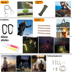 Outdoor Camping First Aid Kits Survival Tools Suit