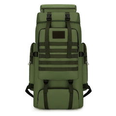 Canvas Large Capacity Backpack Travel Bag Men's Backpack Outdoor Sports Mountaineering Bag Hiking Retro Military Bag